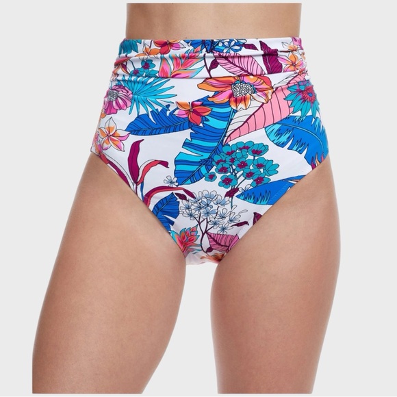 Profile by Gottex Women’s High Waist Bohemain Gypsy Swim Bottom size 14, 16 NWT - Picture 1 of 7